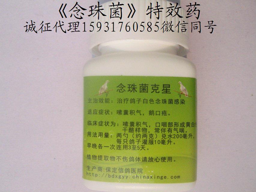 念珠菌克星（嗉囊积气特效药）产品展示--中信网鸽业大全