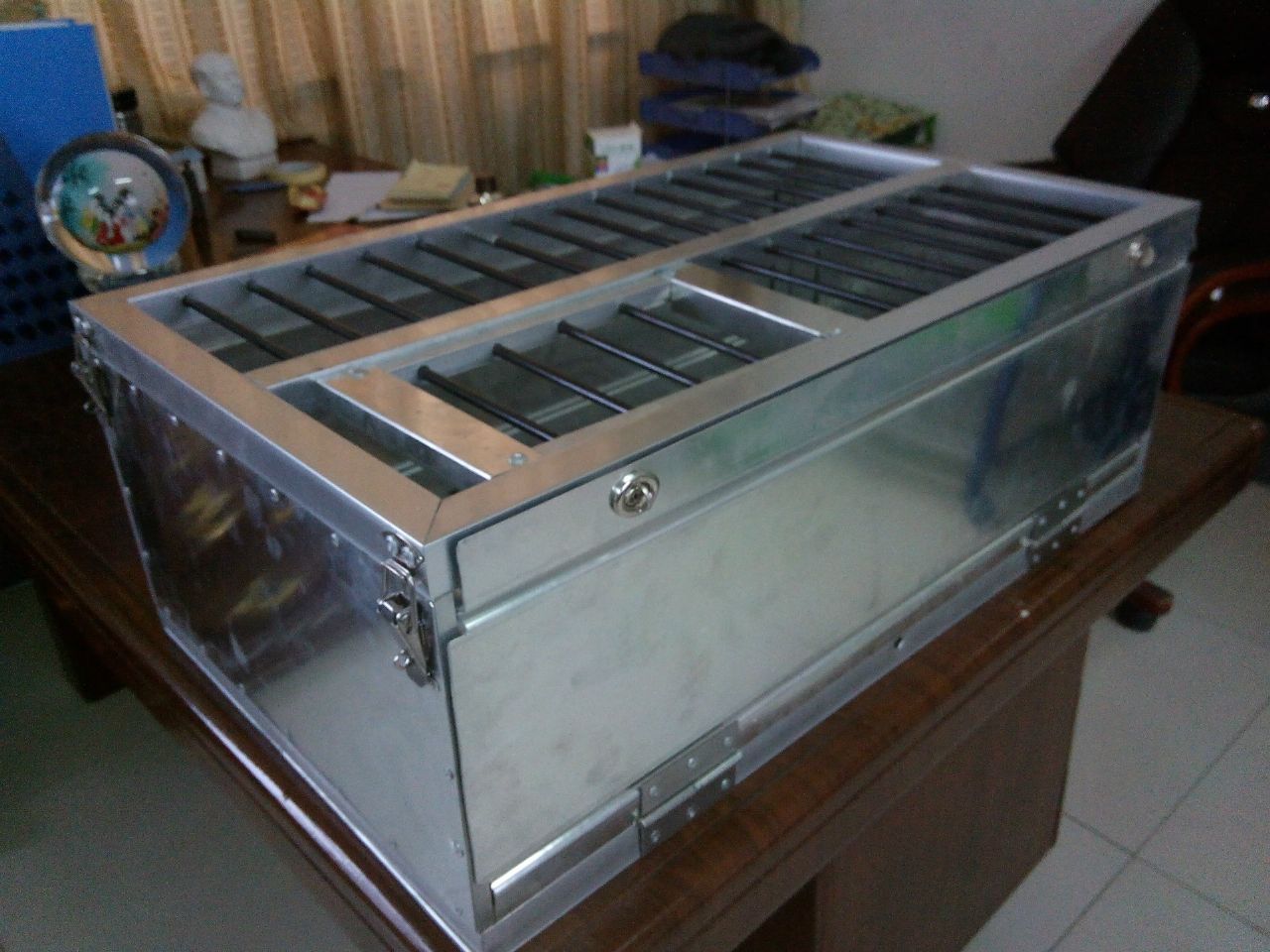 高级铝制可折叠训放笼产品展示--中信网鸽业大全