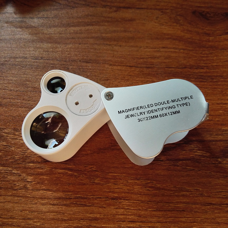 【完美钻石】30倍60倍双镜片放大镜