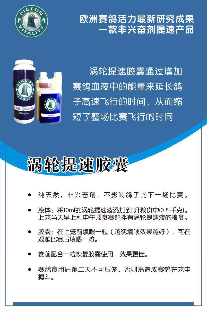 涡轮提速胶囊-北京胜源鸽店-中信网鸽业大全